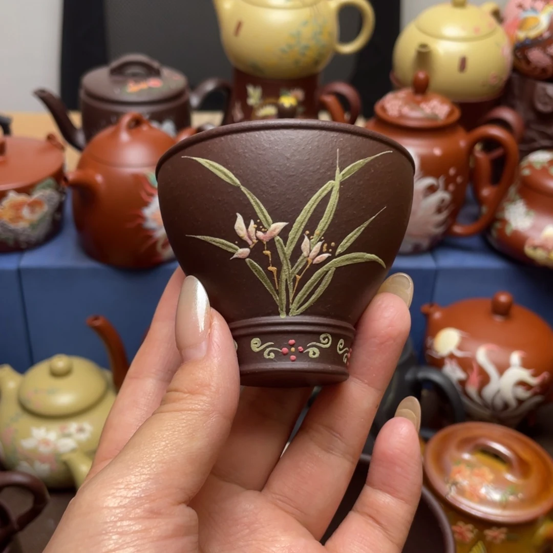 茶杯紫砂紫砂主人杯100cc