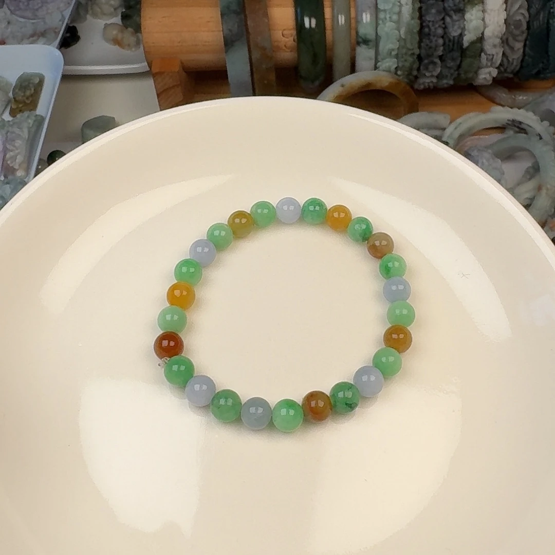 定制翡翠未镶嵌手串