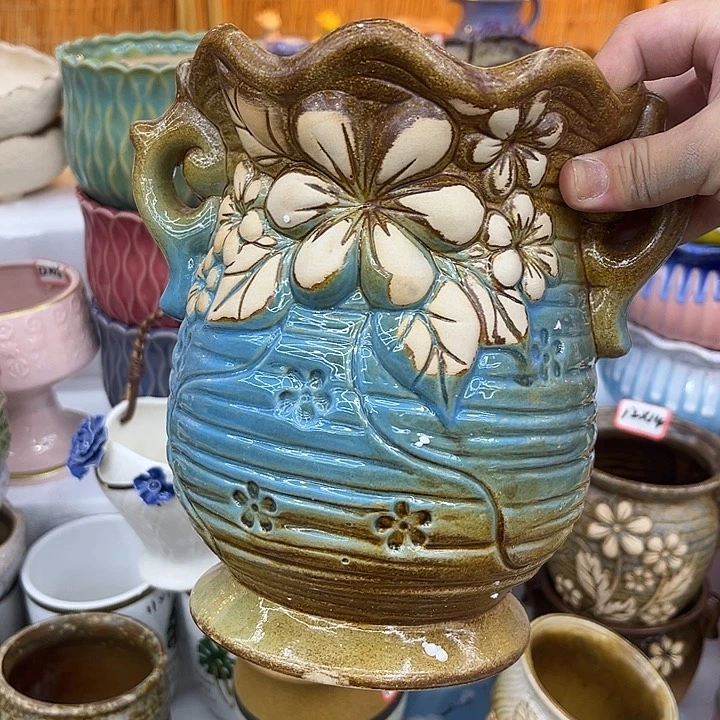 福利品！9.99包邮陶瓷花盆