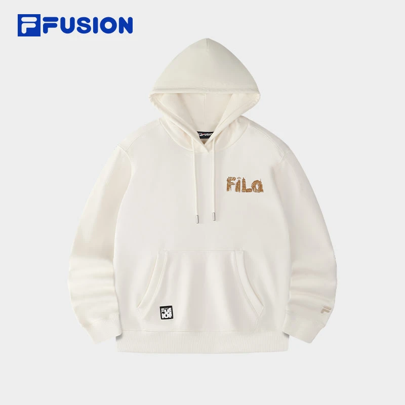 FILA/斐乐街头潮流运动连帽卫衣女款防水防污宽松长袖T11W513208
