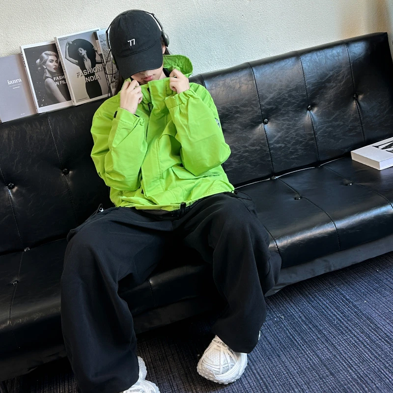 女童春秋季三合一冲锋衣外套韩版休闲宽松初中生女孩洋气时尚冬装