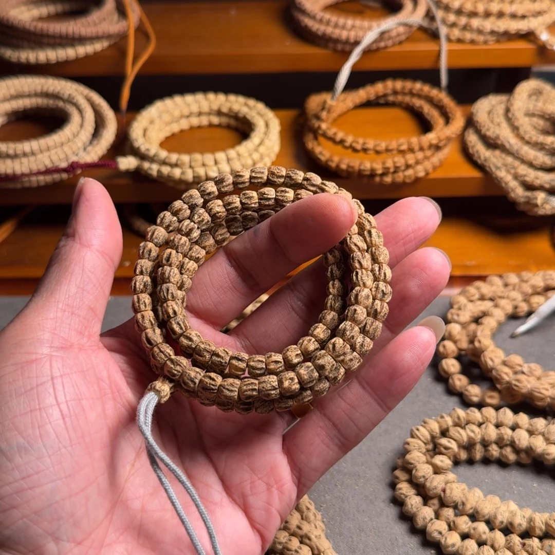 柏香籽/百香籽手串6.5毫米超顺龙脊