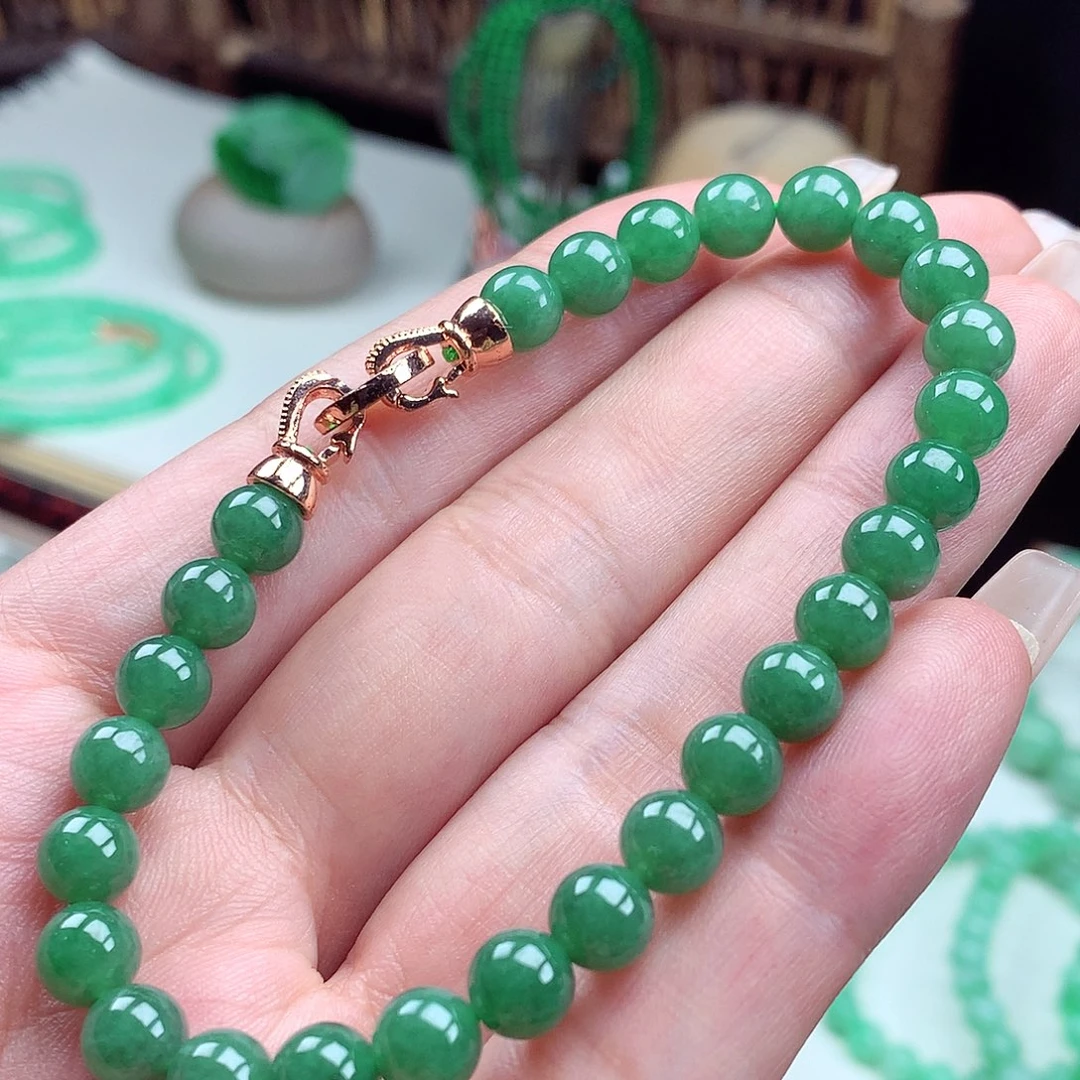未镶嵌手链翡翠翡翠