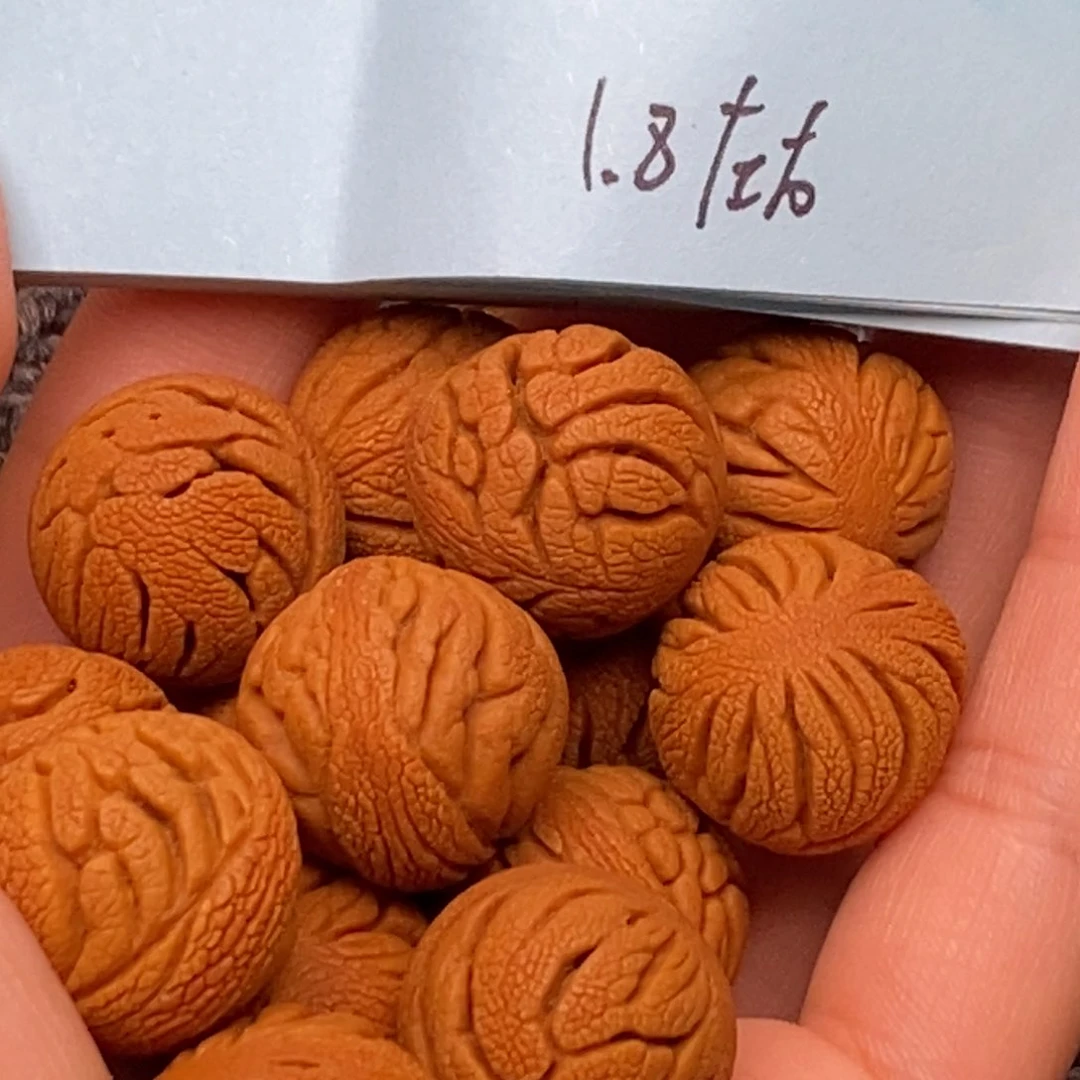 秦岭山脉龙纹桃核单圈14k