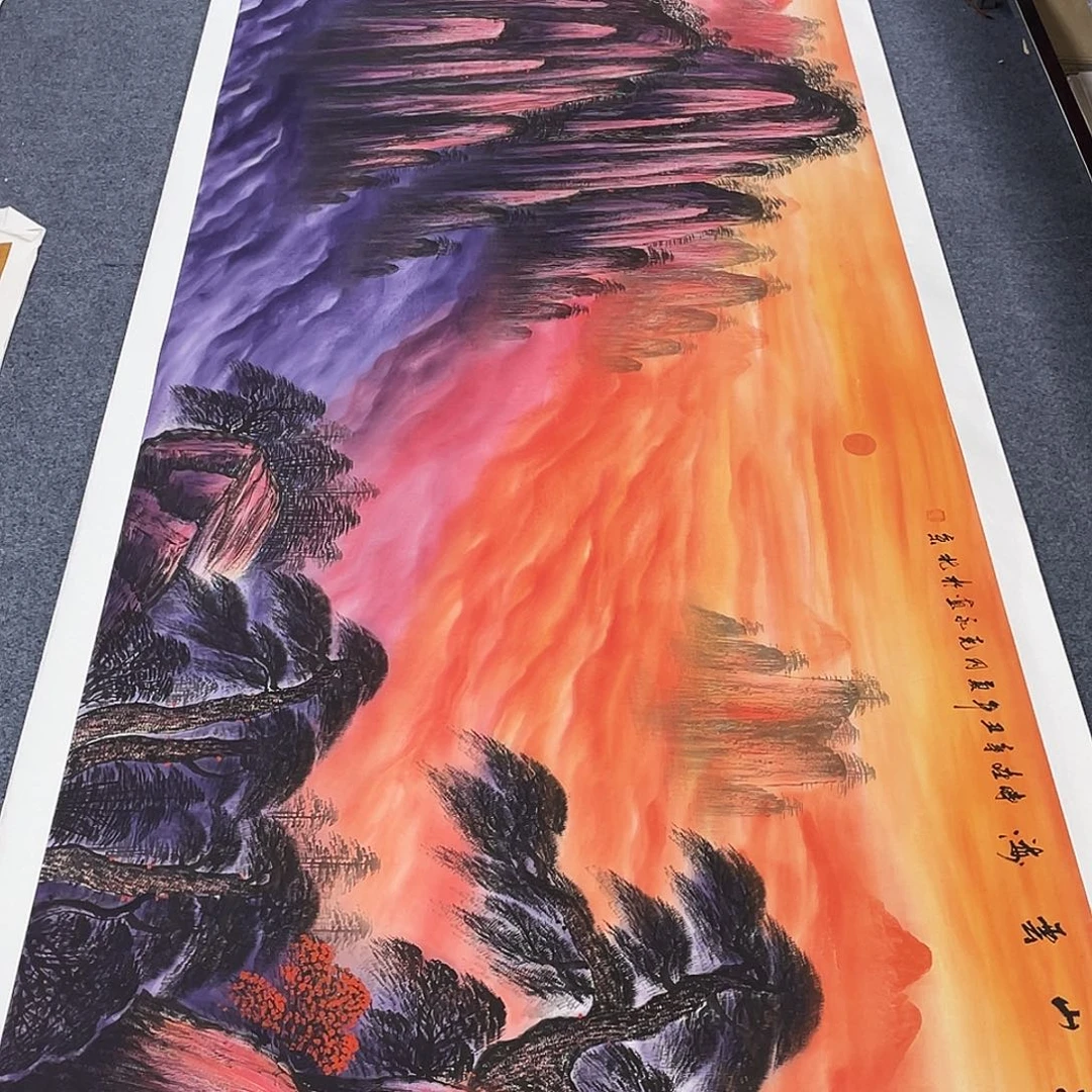 国画作品小姐姐放漏…