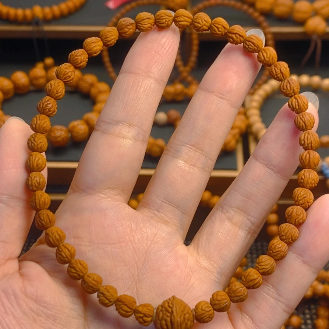 听***心吊坠桃核秦岭森林06