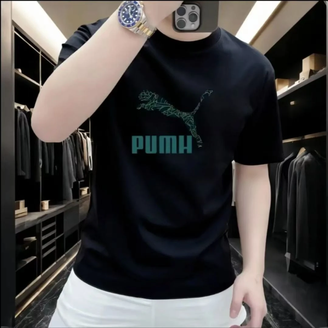 【一折粉丝福利】夏季潮牌男女同款百搭圆领T恤-CVC