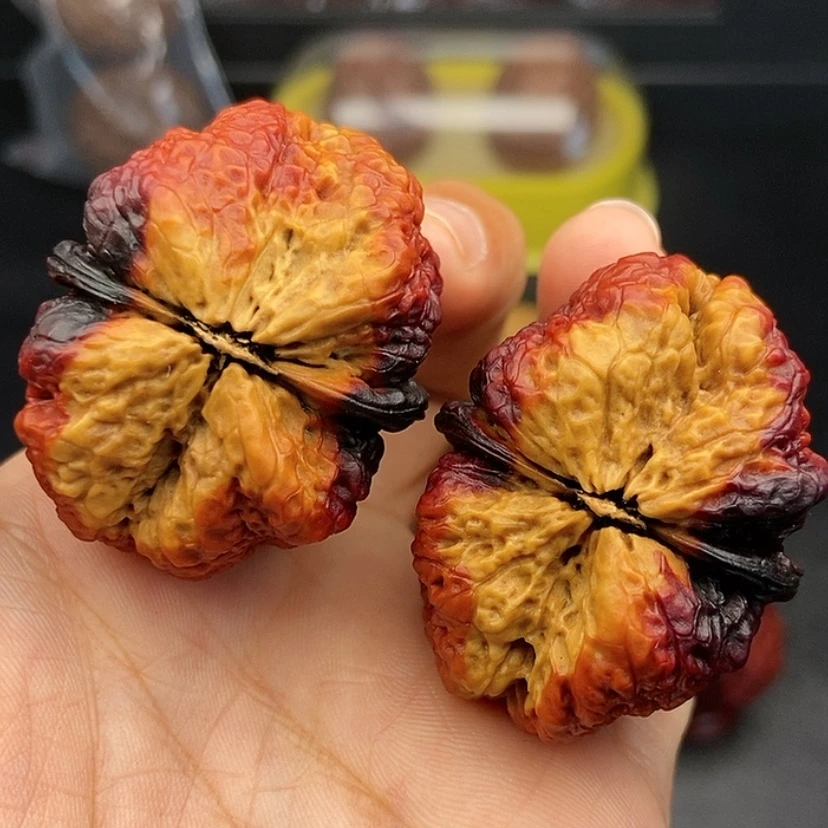 【闪购商品】把件文玩核桃42尺蝴蝶蟾