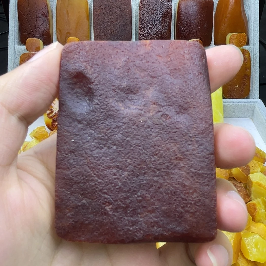 定制蜜蜡未镶嵌牌子