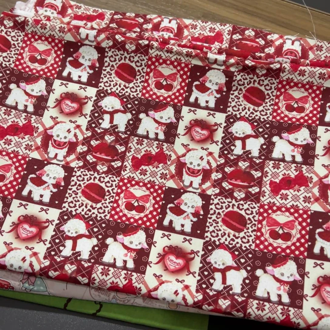 棉一米价纯棉8安帆布1.5宽果子块