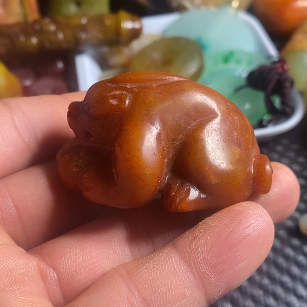 蛇纹石玉合金颈饰
