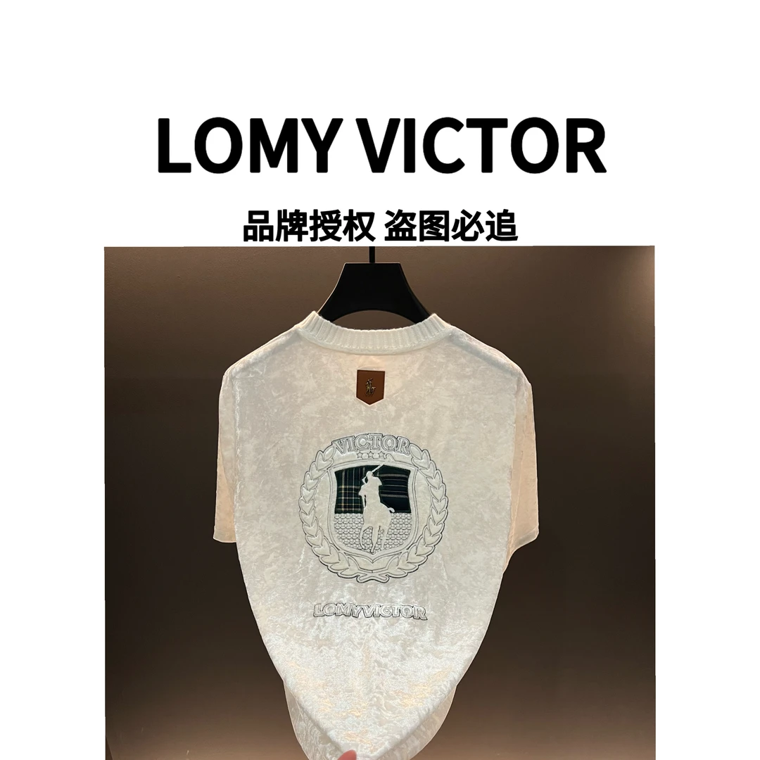 LOMY VICTOR欧洲站顶奢夏季男女同款夏日透气T恤NZN788
