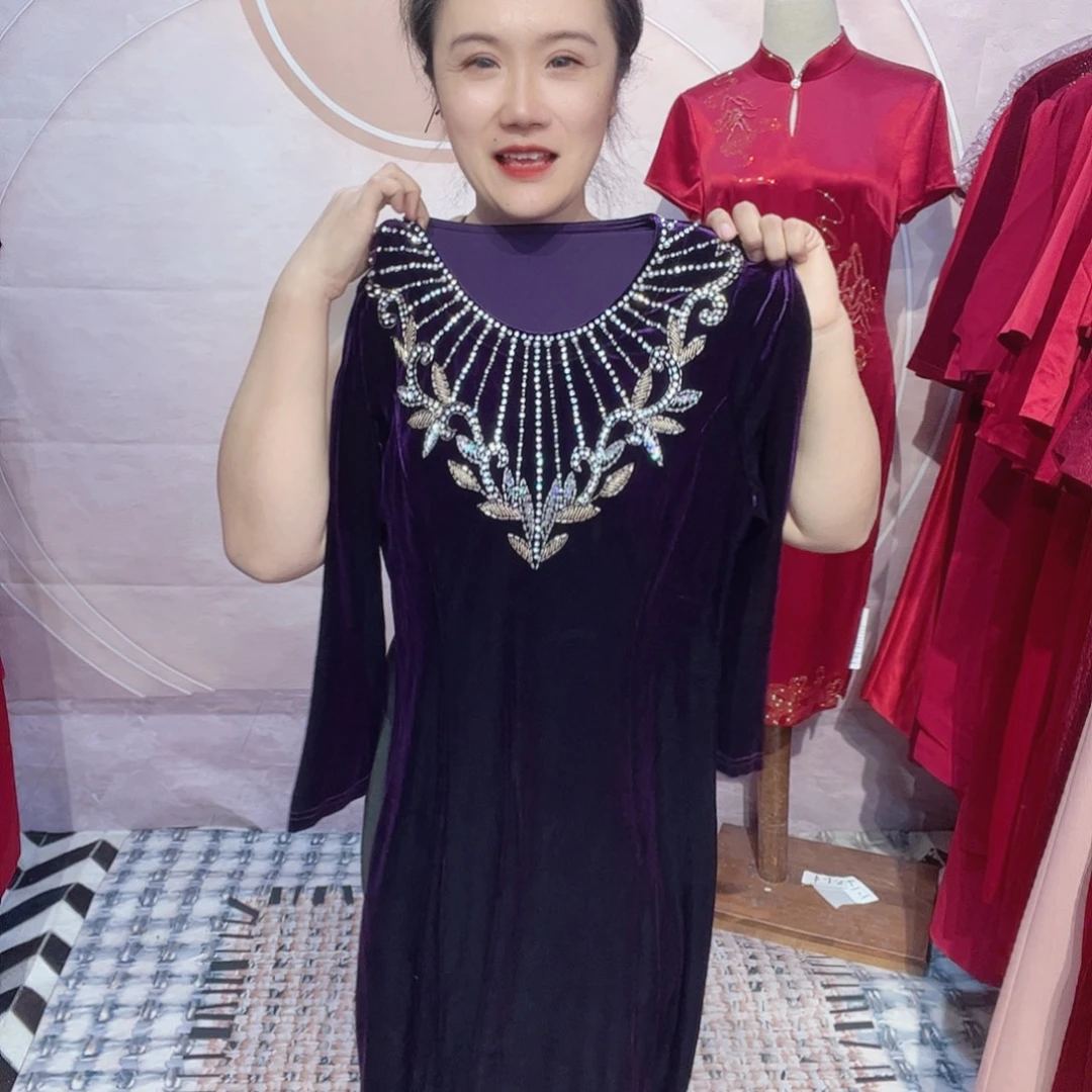 3xl码旗袍连衣裙修身显瘦