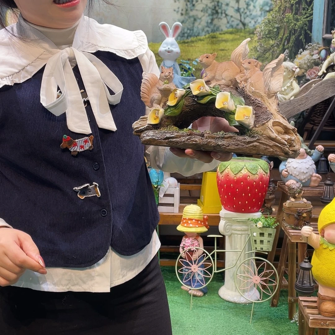 摆件花园摆件红红火火