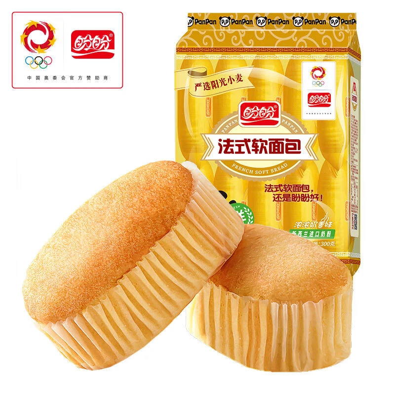 盼盼 法式软面包奶香味 300g/袋解馋零食
