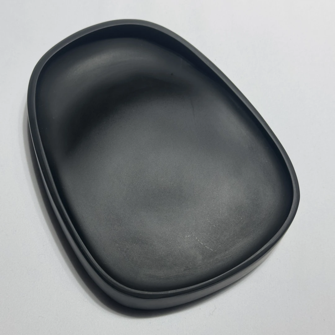 实用款歙砚素池砚池深墨堂大可储墨磨墨