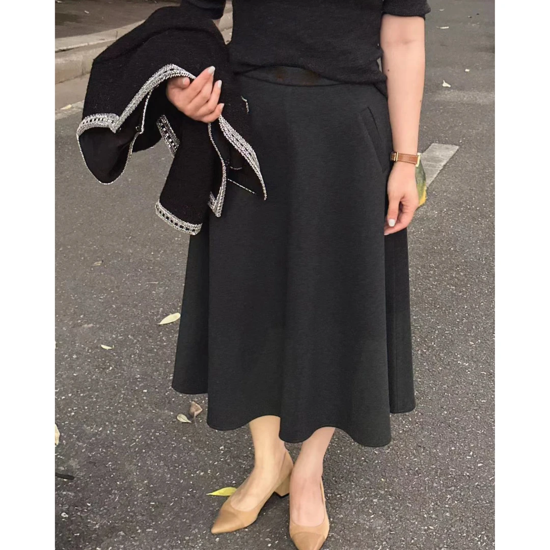 秋冬新款气质时尚百搭显瘦半身裙MA3KZDZ0458