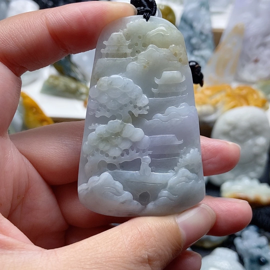 翡翠未镶嵌颈饰翡翠