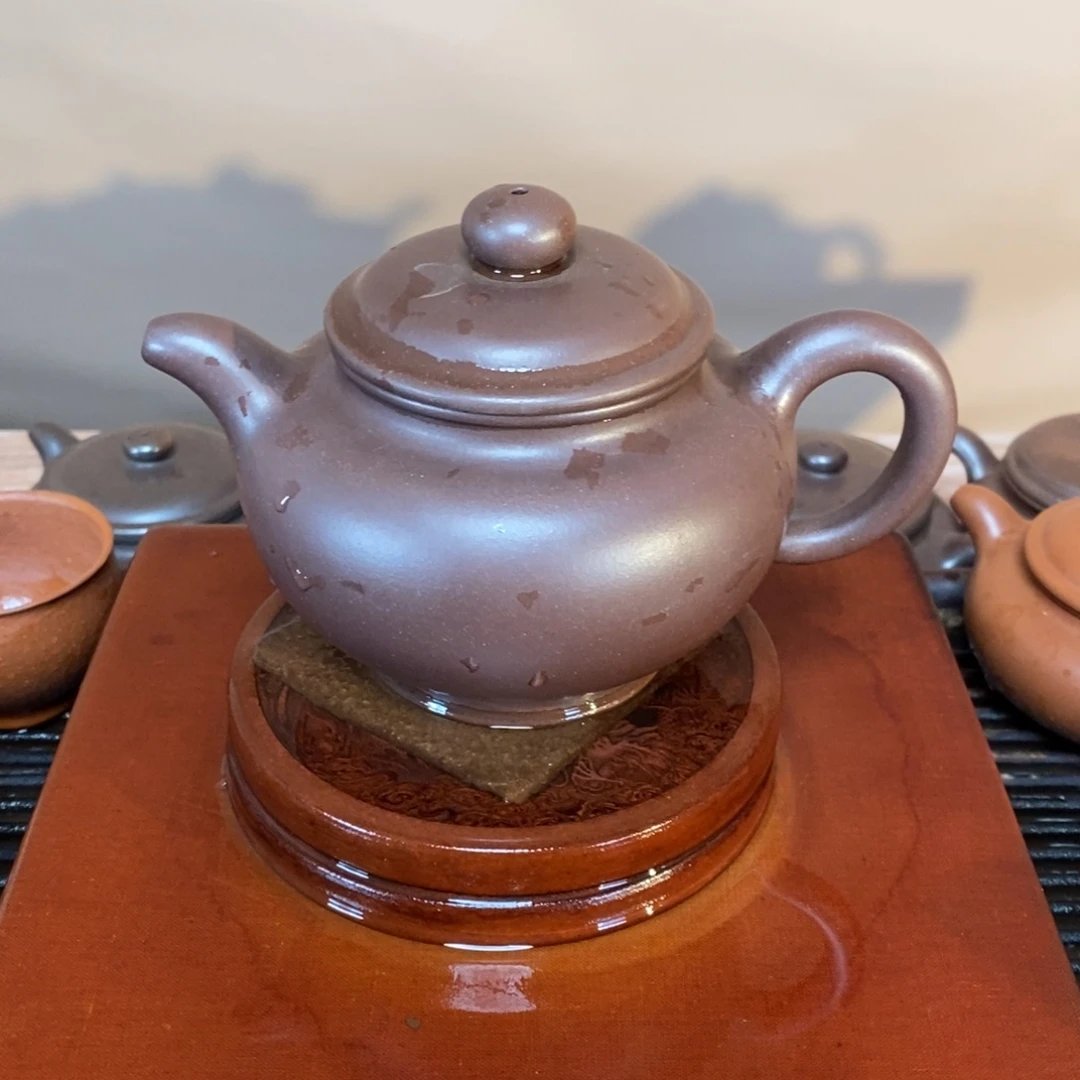 茶壶紫砂高端350cc紫泥掇只