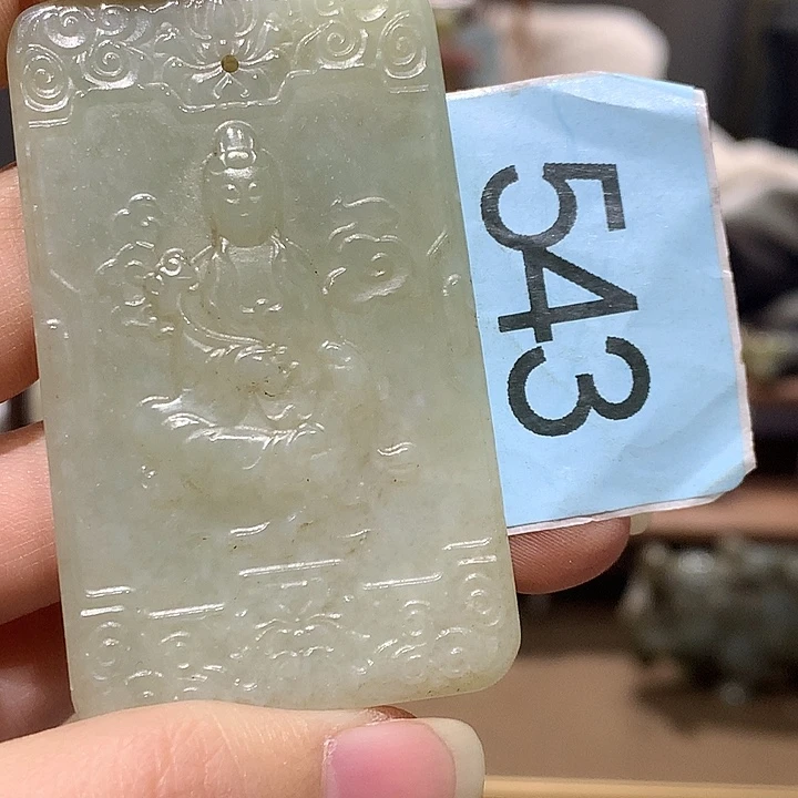 一***舟和田玉未镶嵌挂件