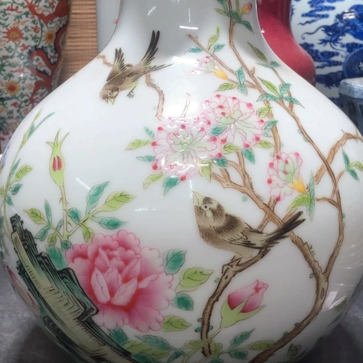 瓷片麒****馆瓶子123123123