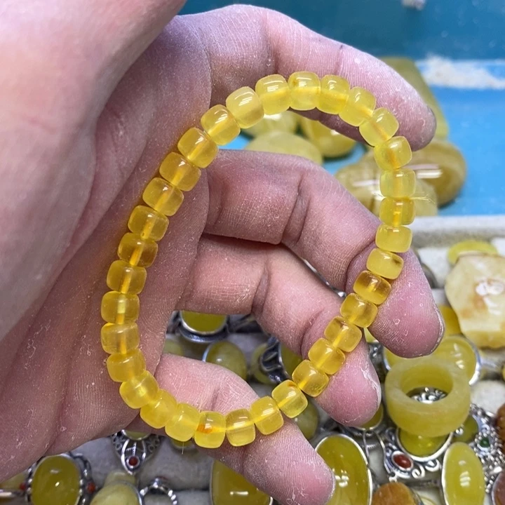 蜜蜡裸石未镶嵌多样性发货