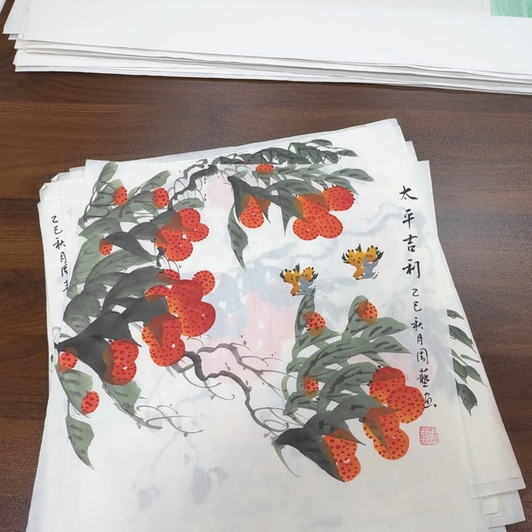 国画国画作品山水花鸟