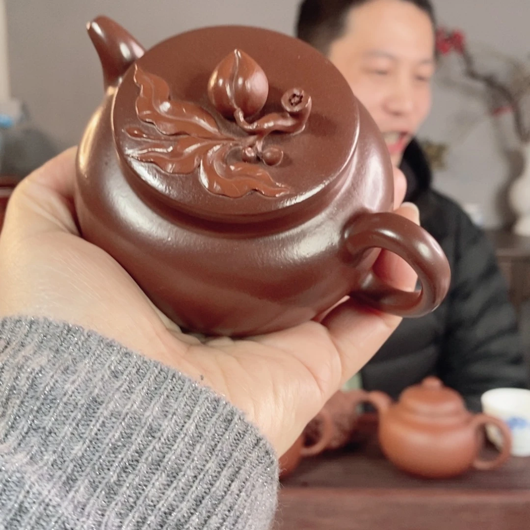 紫砂茶壶碧**玮花器