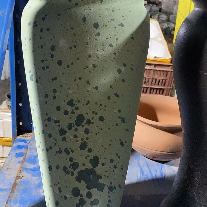 紫砂花盆口径 17高度40