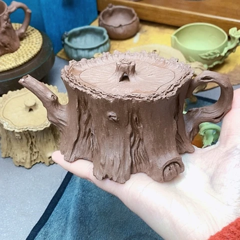 茶壶紫砂全手工制作的手工制作工艺品