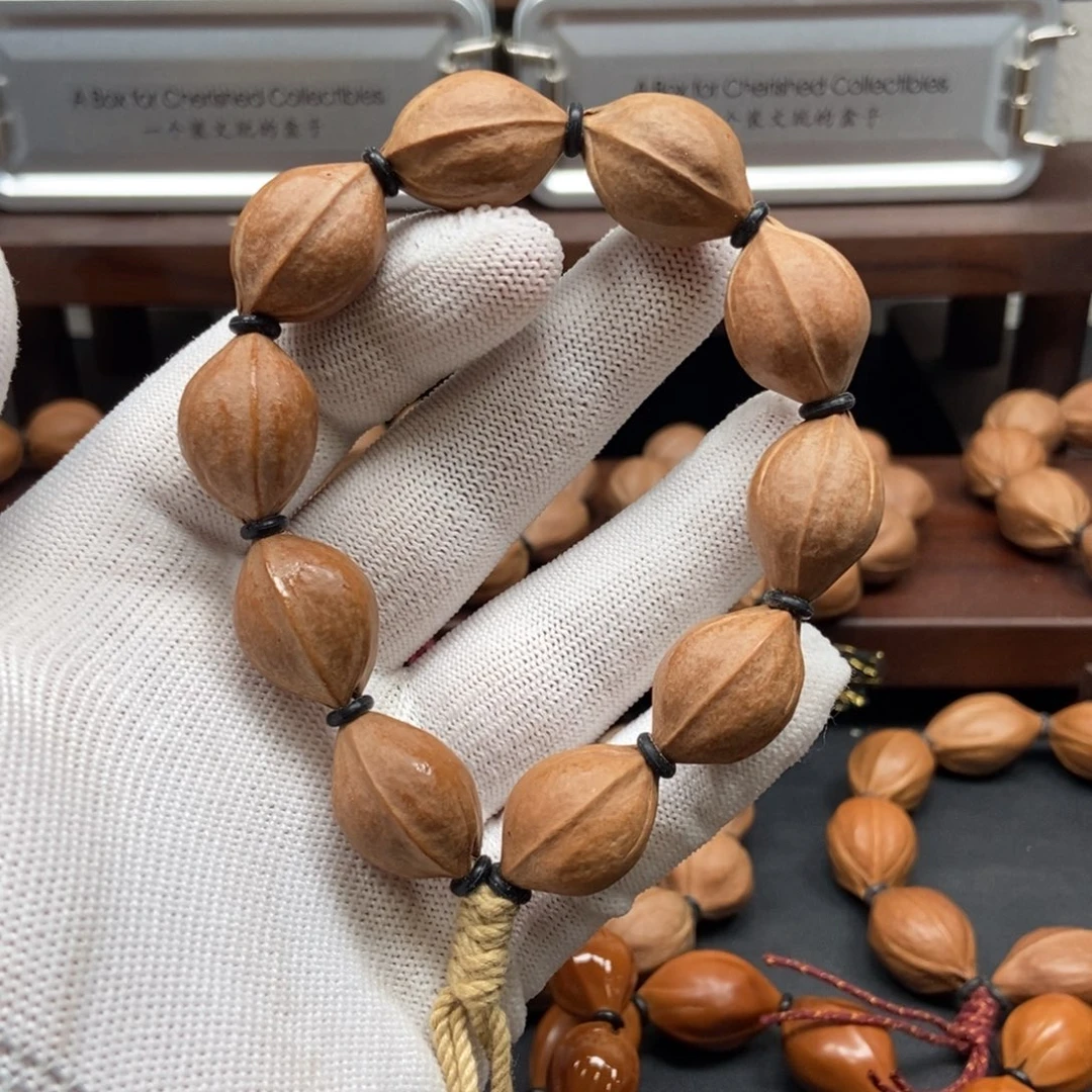 橄榄核手串1624三花小籽