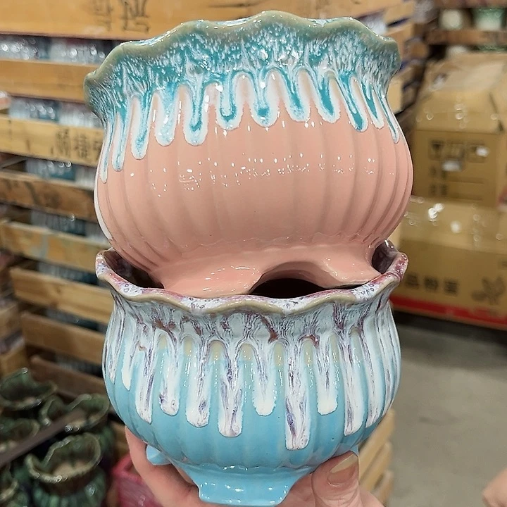 陶瓷陶瓷多肉植物花盆