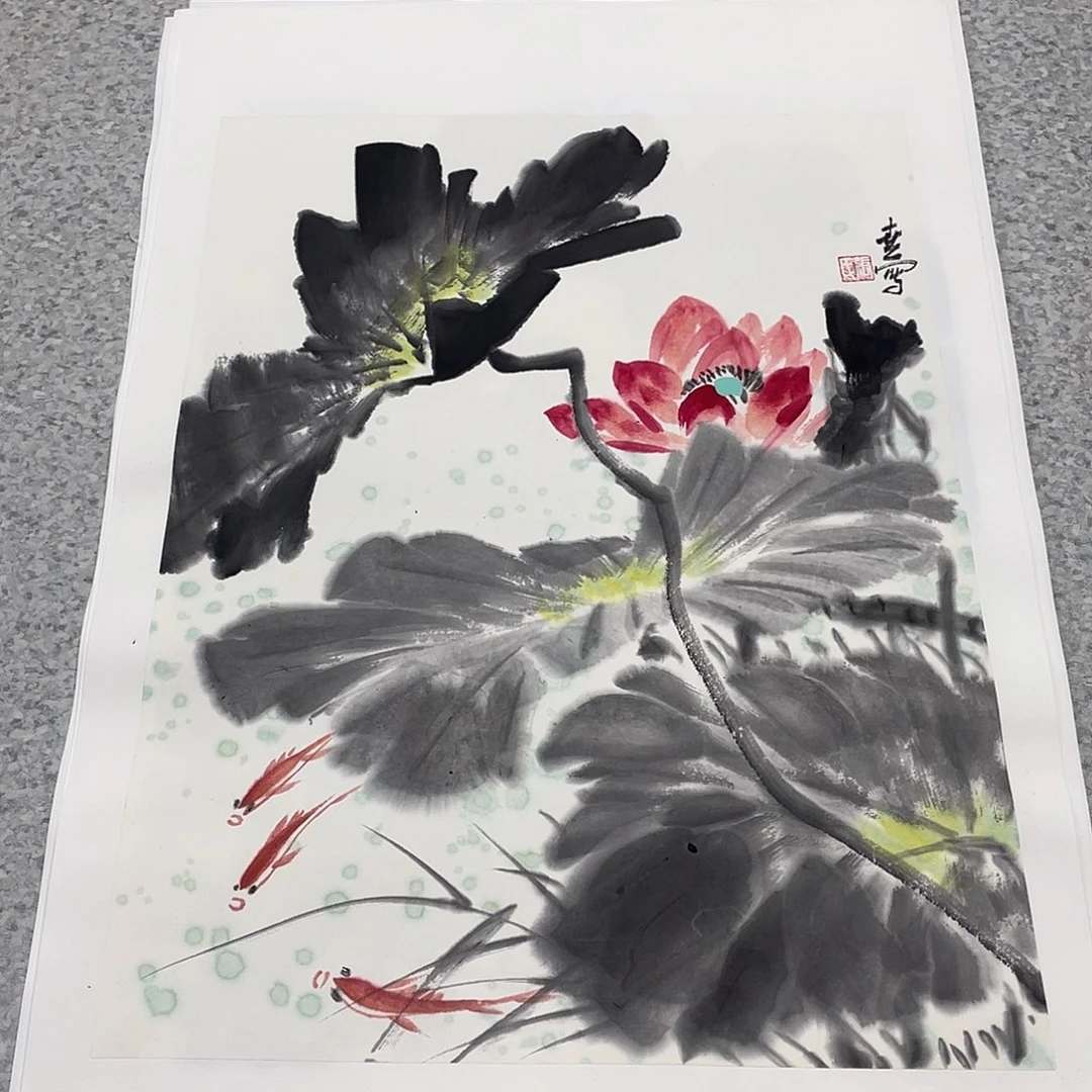 国画1.4平尺国画作品