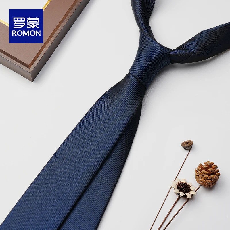 罗蒙领带男手打韩版6cm窄款正装职业休闲上班商务高档西装细领带
