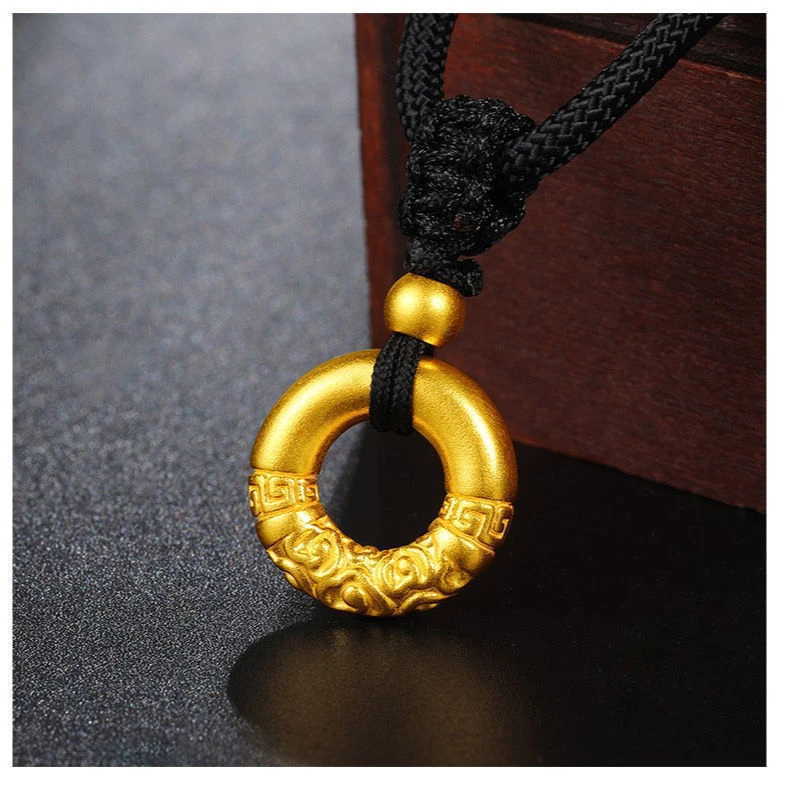 古法传承祥云如意平安扣吊坠-默认