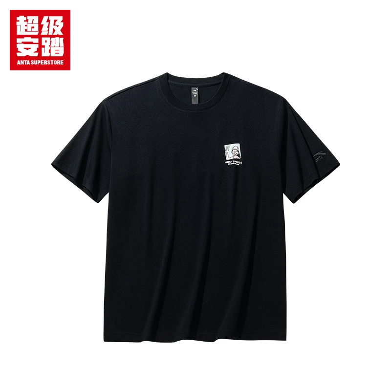 超级安踏ZOLA联名冰丝T运动短袖抗菌宽松短袖男士t恤服装男女同款