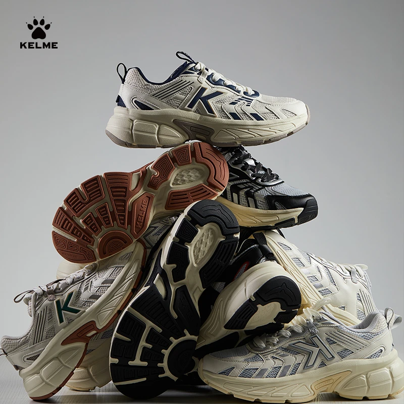 卡尔美2025新款男士复古鞋时尚男休闲鞋运动户外跑步健身潮流新品