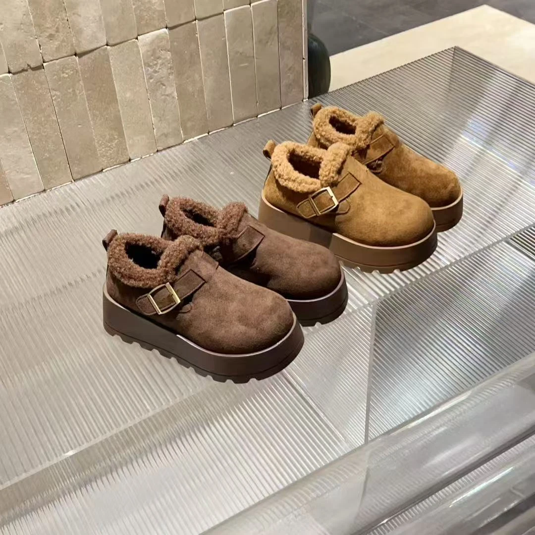 【济州岛】小众设计加绒博肯鞋2277