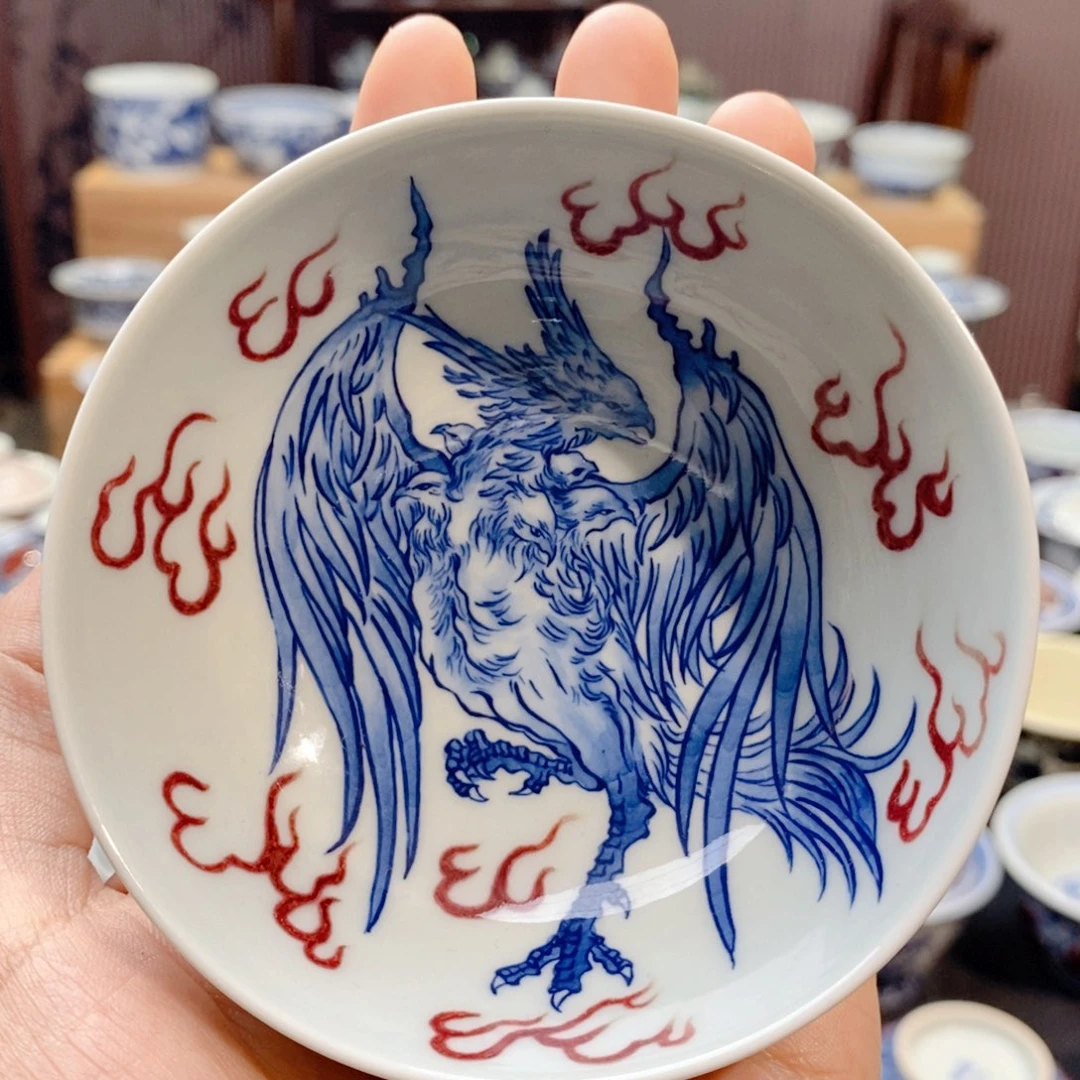 比翼鸟普洱杯原矿手绘