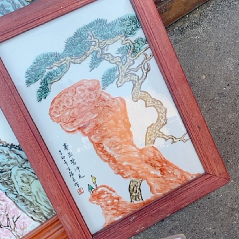 【闪购商品】瓷片花**安景德镇现代工艺品