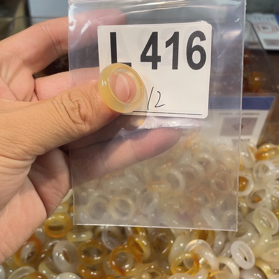 合金戒指玛瑙/玉髓416