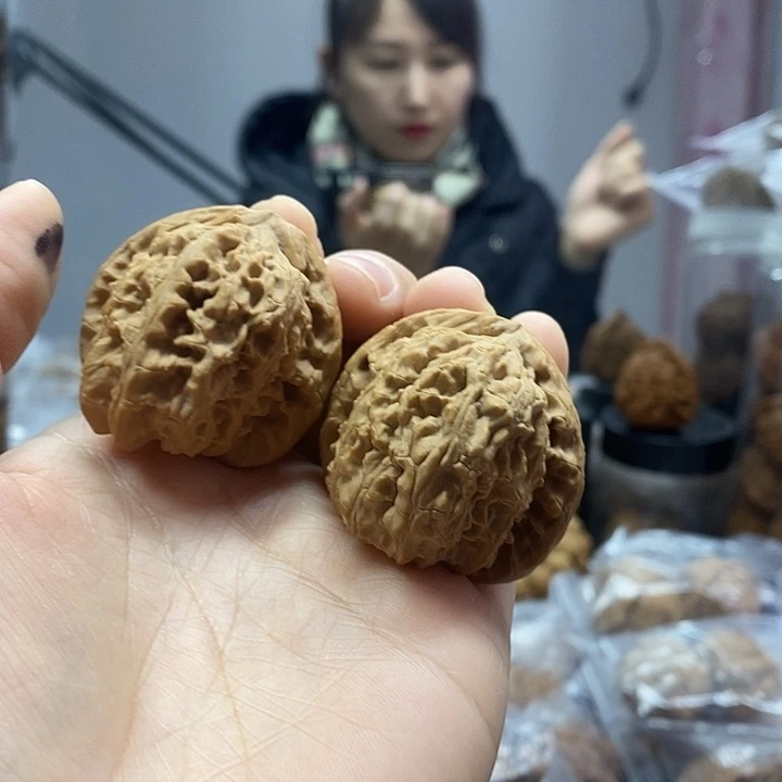 把件文玩核桃39白狮子