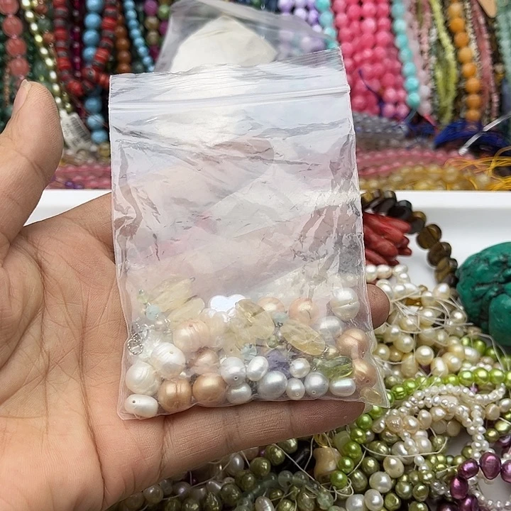 玛瑙/玉髓未镶嵌珠宝半成品珍珠打包