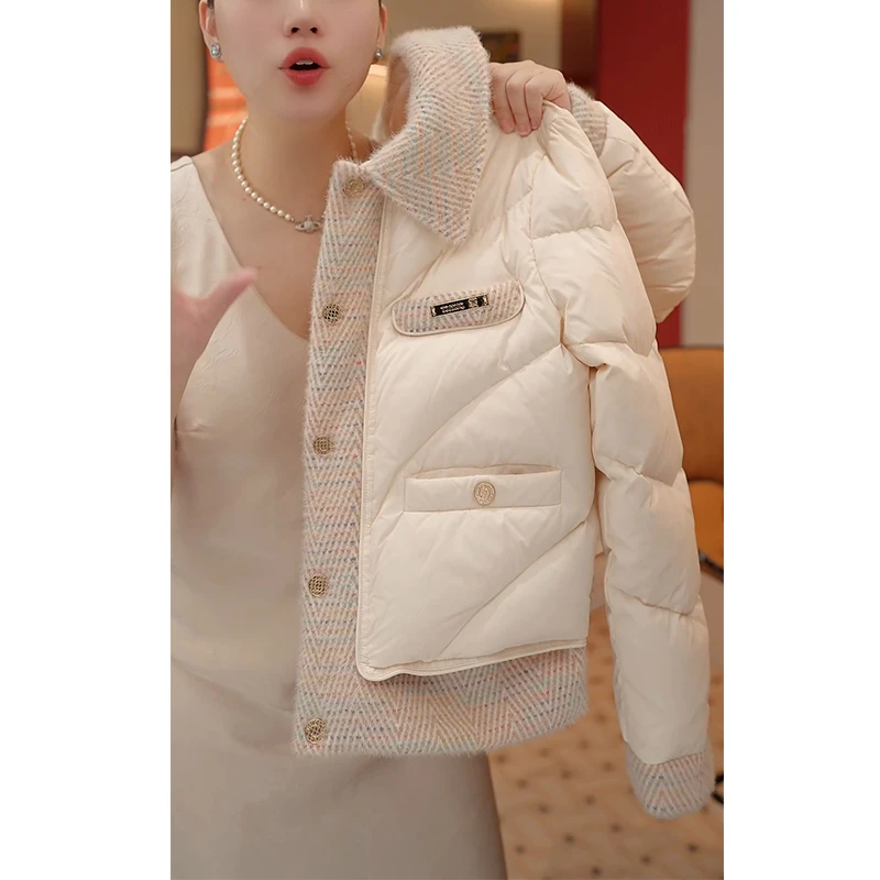 冬季加厚显瘦翻领棉服外套女2025新款设计感洋气宽松保暖棉衣棉袄