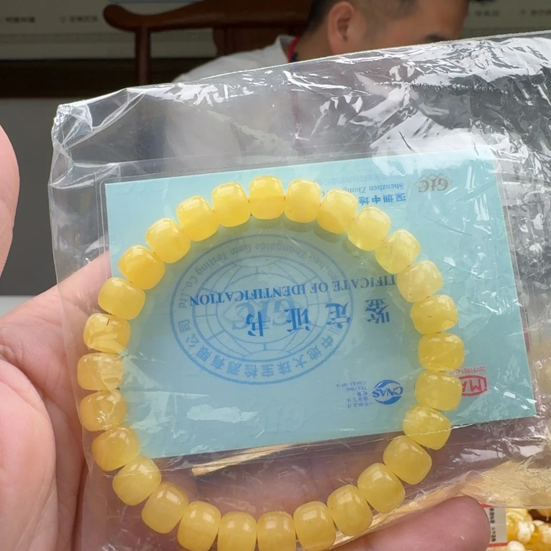 手链琥珀未镶嵌蜜蜡手串
