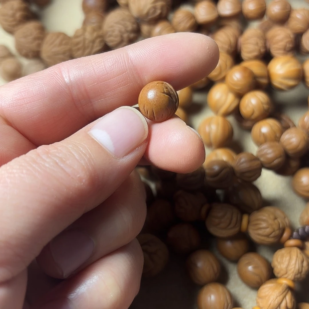 桃核吊坠岳*岳秦岭龙文小龙文1.1尺随型20颗打孔