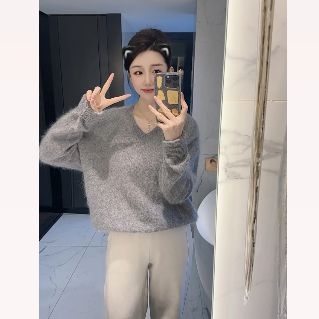 【大静静】温柔心领~软糯山羊绒毛衣1938