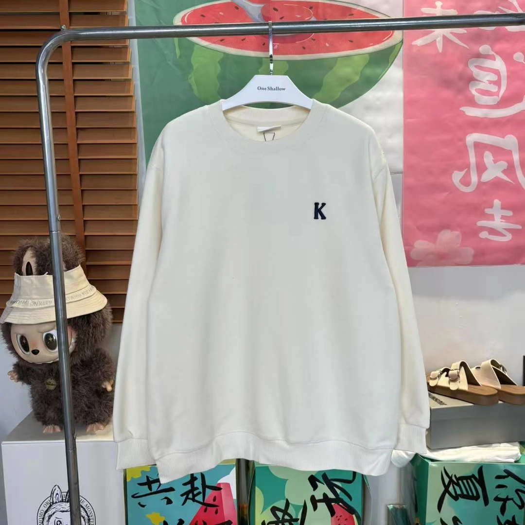 秋冬字母刺绣慵懒休闲摇粒绒卫衣6443（小版）