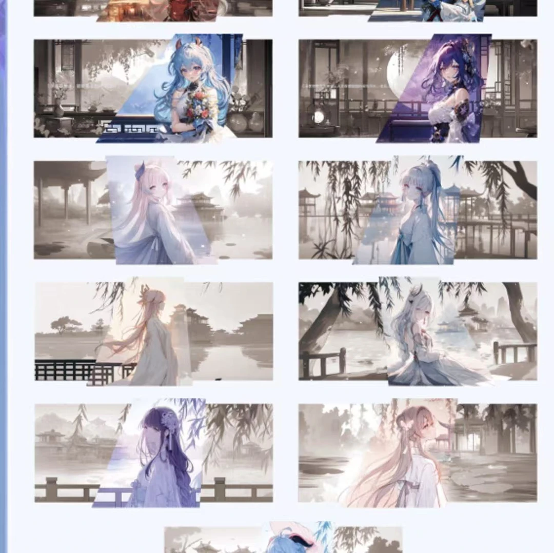 【原神！启动】亚克力镭射票盲盒卡牌 未成年禁止下单