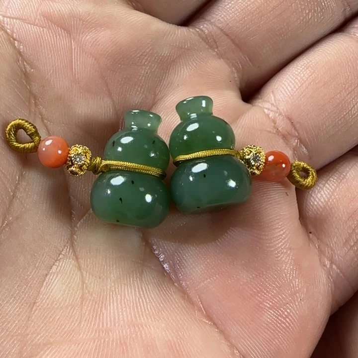 和田玉未镶嵌颈饰拍一发一